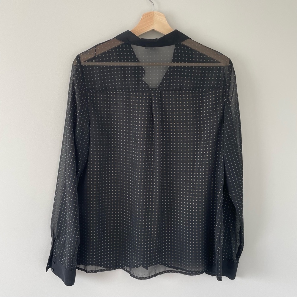 Sheer Pattern Blouse - Picture 3 of 3